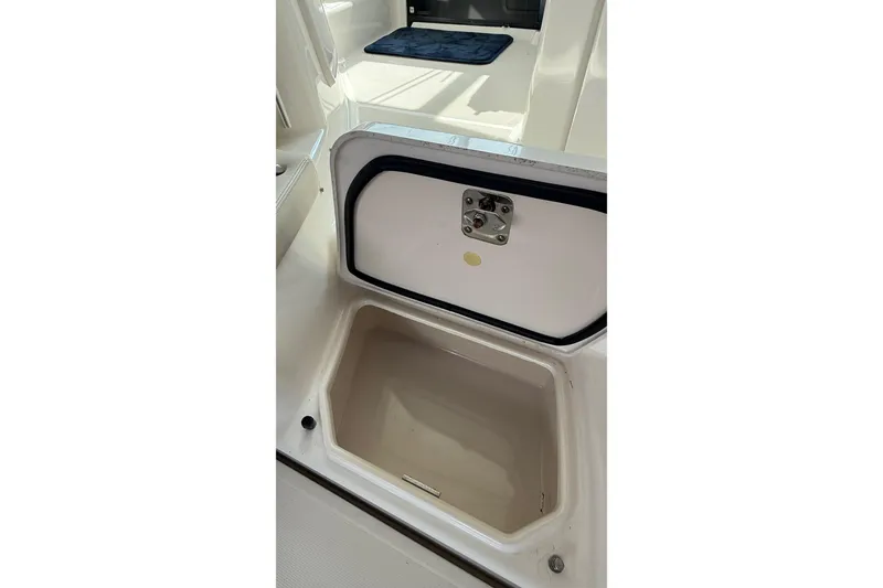 Slide: The Image of Open storage compartment on 2007 Tiara Yachts 3900 Sovran boat. - 31