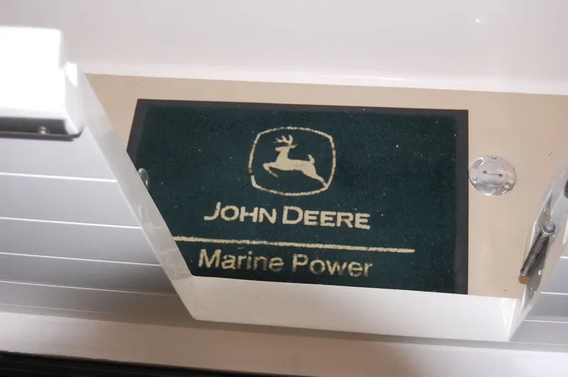 Slide: The Image of John Deere Marine Power mat on Ocean Alexander 50 Pilothouse, 1981 model. - 11