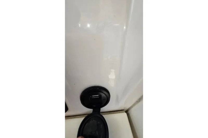 Slide: The Image of USB port on 2015 Everglades 255 Center Console boat. - 30