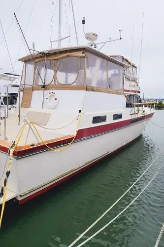 Slide: The Image of Californian 43 Cockpit Motor Yacht 1984 - 3