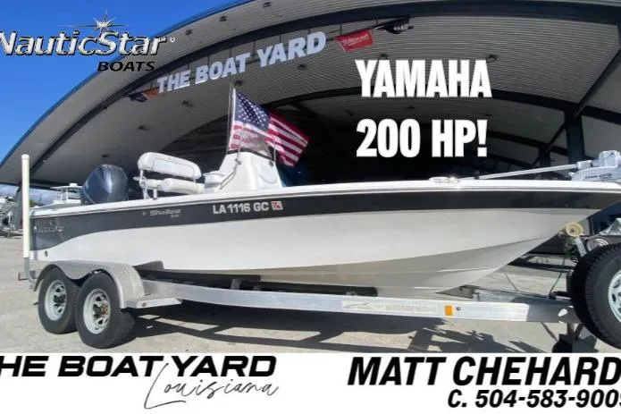 The Image of 2014 NauticStar 214 XTS Shallow Bay boat with Yamaha 200 HP engine at The Boat Yard. - 0