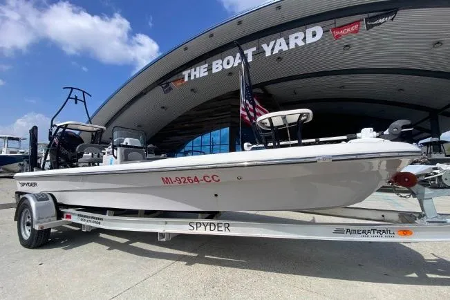Slide: The Image of 2022 Composite Research Spyder FX-19 Vapor boat on trailer at The Boat Yard. - 3