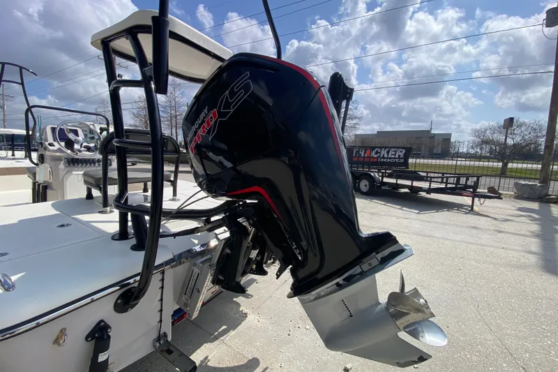 Slide: The Image of 2022 Composite Research Spyder FX-19 Vapor boat with Mercury Pro XS outboard motor. - 8