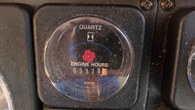 Slide: The Image of Engine hour meter of a 1997 Grand Banks 49 Classic. - 34