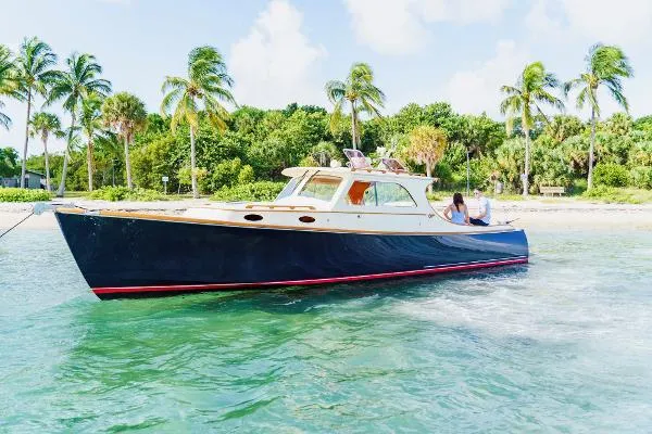 Slide: The Image of Hinckley Yachts Picnic Boat EP 2003 - 1