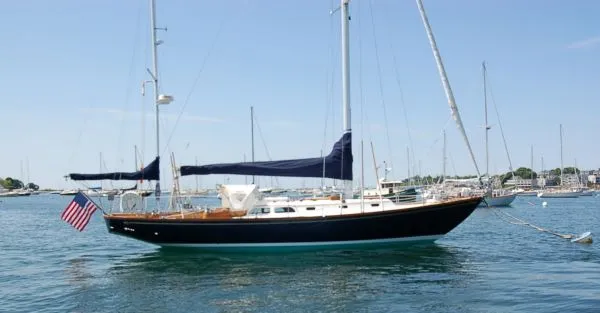 Slide: The Image of Hinckley Yachts Mark II Bermuda 40 Yawl 1966 - 0
