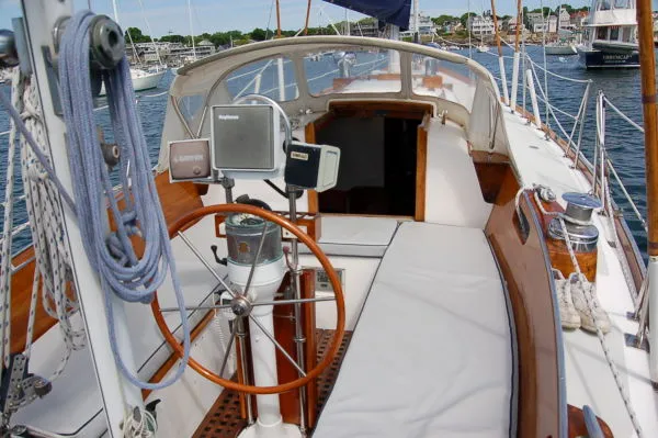 Slide: The Image of Hinckley Yachts Mark II Bermuda 40 Yawl 1966 - 2