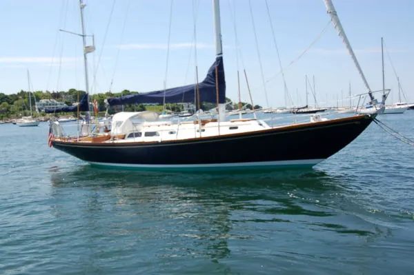 Slide: The Image of Hinckley Yachts Mark II Bermuda 40 Yawl 1966 - 3