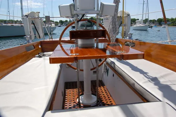 Slide: The Image of Hinckley Yachts Mark II Bermuda 40 Yawl 1966 - 5