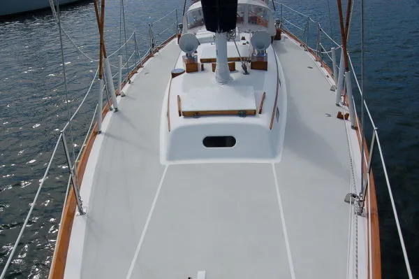 Slide: The Image of Hinckley Yachts Mark II Bermuda 40 Yawl 1966 - 8