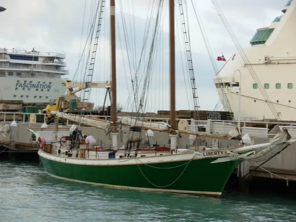 Slide: The Image of Treworgy Yachts Custom Schooner 1990 - 8