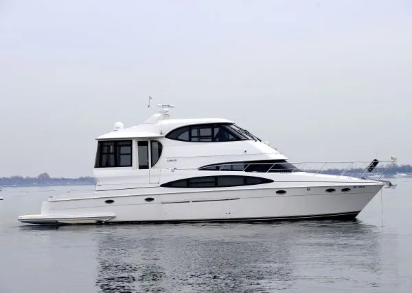 Slide: The Image of Carver Yachts 56' Cockpit Motor Yacht - Similar to Sea Ray, Meridian 2002 - 0