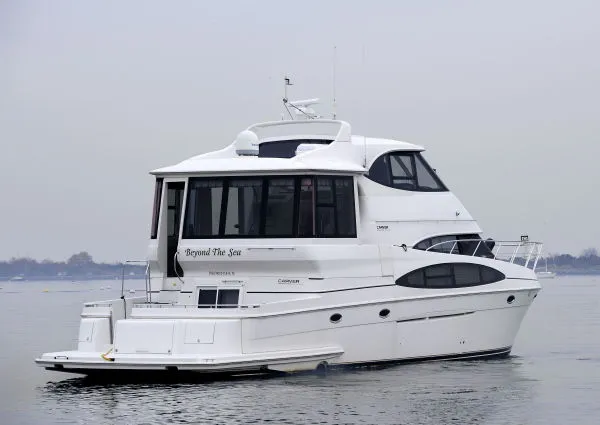 Slide: The Image of Carver Yachts 56' Cockpit Motor Yacht - Similar to Sea Ray, Meridian 2002 - 1