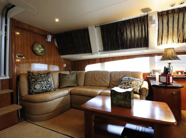 Slide: The Image of Carver Yachts 56' Cockpit Motor Yacht - Similar to Sea Ray, Meridian 2002 - 3