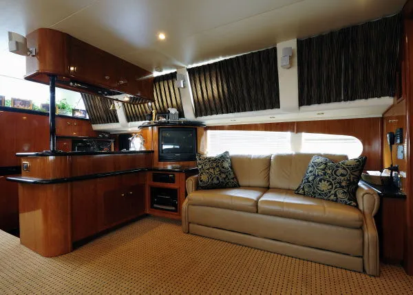 Slide: The Image of Carver Yachts 56' Cockpit Motor Yacht - Similar to Sea Ray, Meridian 2002 - 5