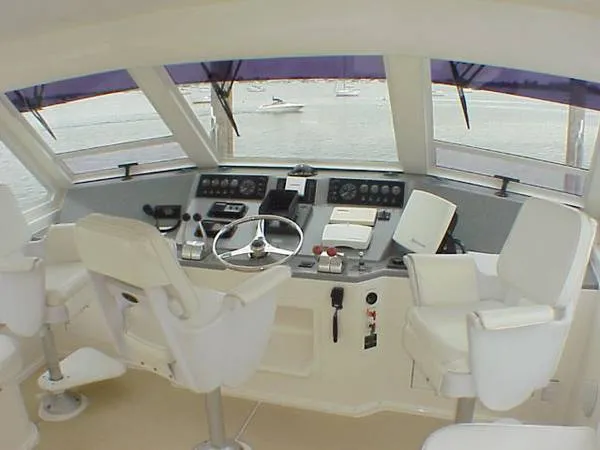 Slide: The Image of Viking Cockpit Motor Yacht 1998 - 3