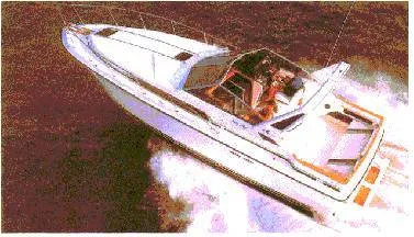 Slide: The Image of Sea Ray 340 Express Cruiser 1987 - 0