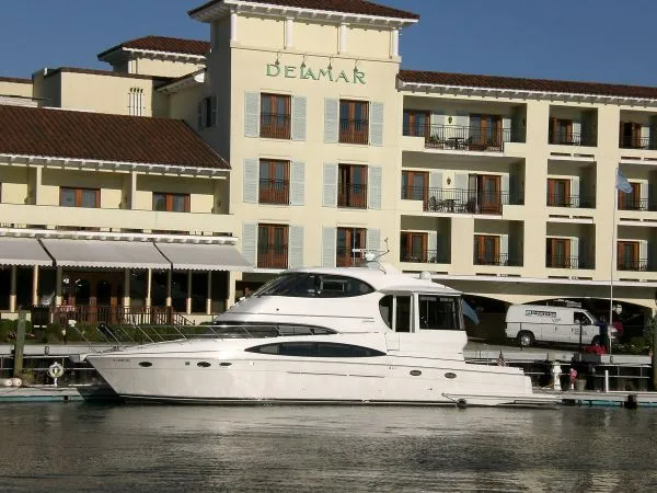 Slide: The Image of Carver Yachts cockpit motor yacht 2002 - 0