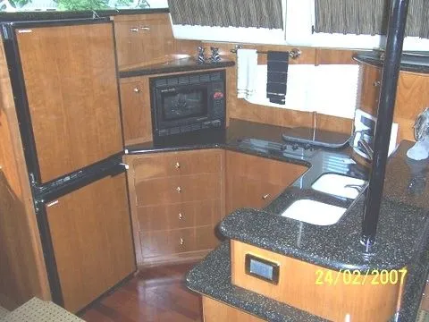 Slide: The Image of Carver Yachts cockpit motor yacht 2002 - 10