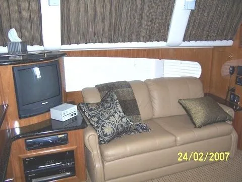Slide: The Image of Carver Yachts cockpit motor yacht 2002 - 8