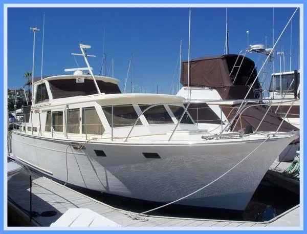 Slide: The Image of Rough Water 41 Pilothouse MY 1983 - 0