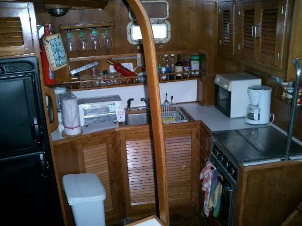 Slide: The Image of Jefferson Yachts, Inc. Aft Cabin Sundeck 1986 - 7