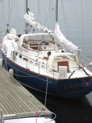 Slide: The Image of Hinckley Yachts Center Cockpit Ketch 1973 - 2