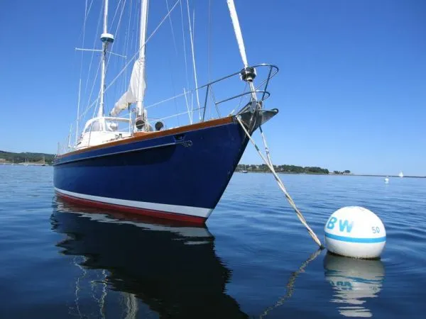 Slide: The Image of Hinckley Yachts Center Cockpit Ketch 1973 - 3