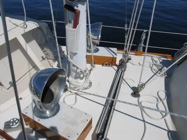 Slide: The Image of Hinckley Yachts Center Cockpit Ketch 1973 - 9