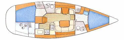 Slide: The Image of Jeanneau Sun Odyssey 40 DS 1999 - 1
