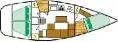 Slide: The Image of Beneteau 381 2001 - 2