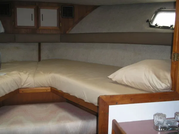 Slide: The Image of Carver Yachts 3607 Aft Cabin 1986 - 10