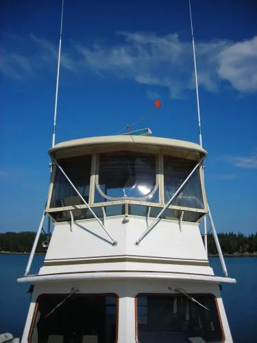 Slide: The Image of Californian Flybridge Sedan Trawler 1983 - 7
