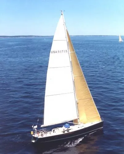 Slide: The Image of Custom Bill Tripp Design Perfo built by Yachting Developments, Ltd. in Auckland New Zealand 1996 - 10