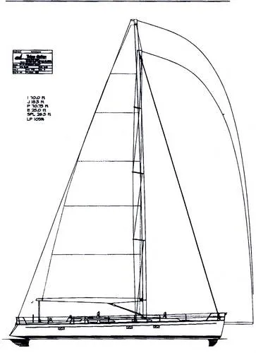 Slide: The Image of Custom Bill Tripp Design Perfo built by Yachting Developments, Ltd. in Auckland New Zealand 1996 - 9