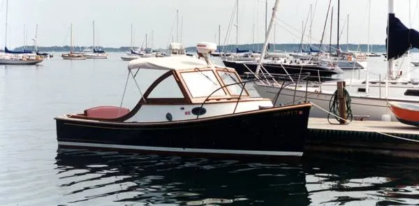 Slide: The Image of Pemaquid Boatworks PB22 1991 - 0