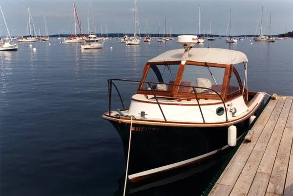 Slide: The Image of Pemaquid Boatworks PB22 1991 - 1