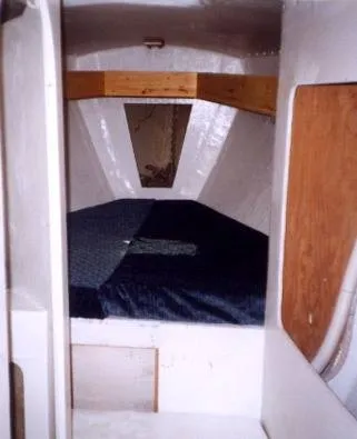 Slide: The Image of Starrett Boat Works Center Cockpit 1989 - 6