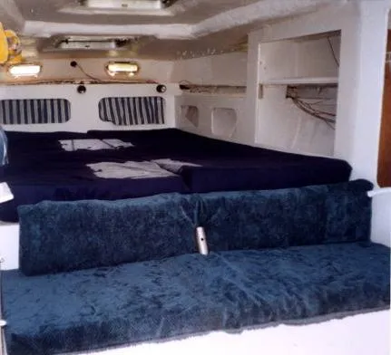 Slide: The Image of Starrett Boat Works Center Cockpit 1989 - 7