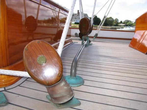 Slide: The Image of Snug Harbor Boatworks Herreshoff Bounty 2004 - 10