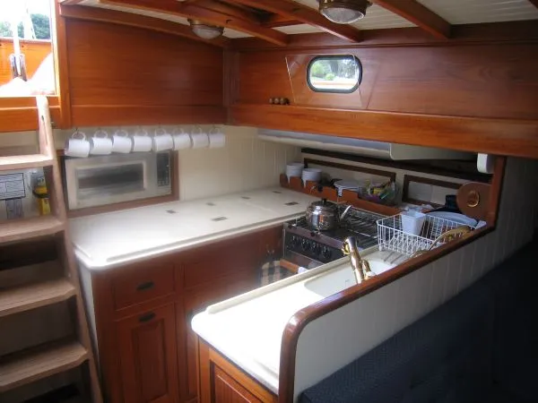 Slide: The Image of Snug Harbor Boatworks Herreshoff Bounty 2004 - 4