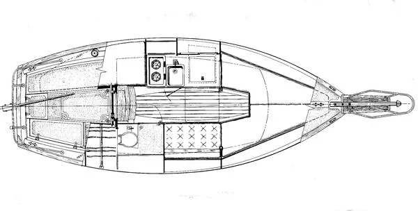 Slide: The Image of Flicka Gaff-Rigged Cutter 1981 - 1