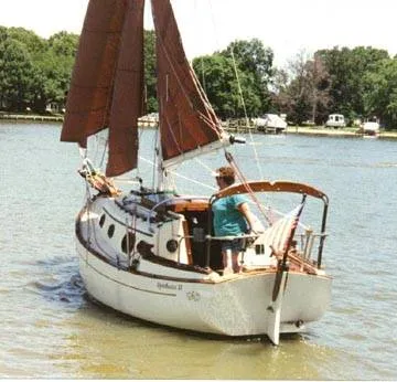 Slide: The Image of Flicka Gaff-Rigged Cutter 1981 - 8