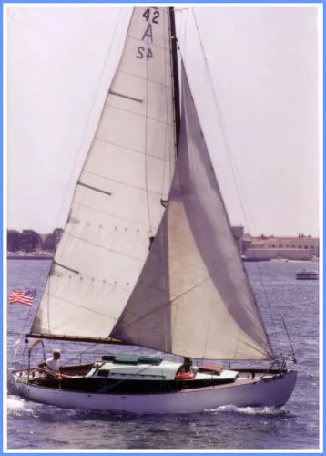 Slide: The Image of Thomsen Boatyard (Denmark) 38m2 Spidsgatter 1935 - 0