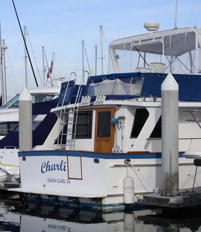 Slide: The Image of Blue Sea Executuve Express Sedan Trawler 1984 - 1