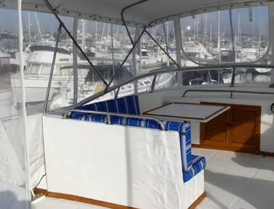 Slide: The Image of Blue Sea Executuve Express Sedan Trawler 1984 - 6