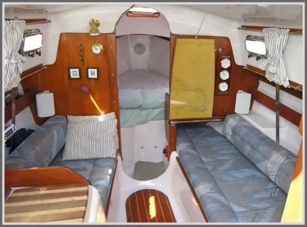 Slide: The Image of Hake Yachts Seaward 25 with Trailer 1997 - 1