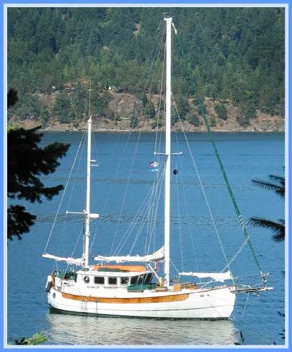 Slide: The Image of Hans Christian 44 Pilothouse 1981 - 0