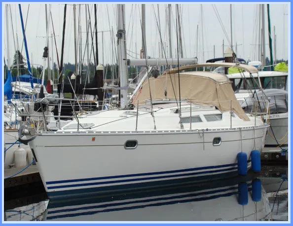 Slide: The Image of Jeanneau Sun Odyssey 37.1 Shoal Draft 1995 - 0