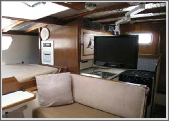 Slide: The Image of Cross 38 Aft-Cabin Cruising Trimaran 1976 - 5